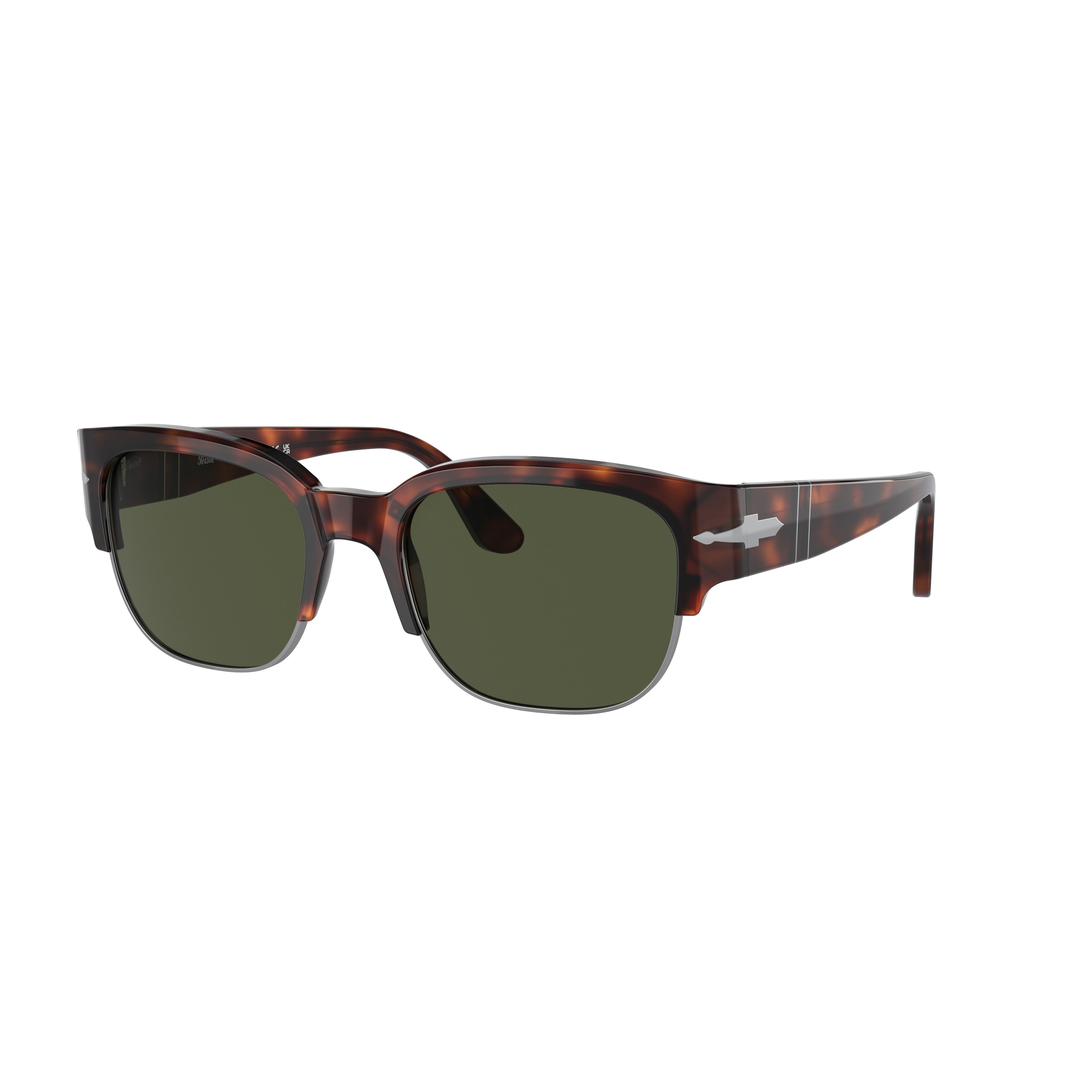 0po3319s Classic Square Frame Tortoiseshell Sunglasses