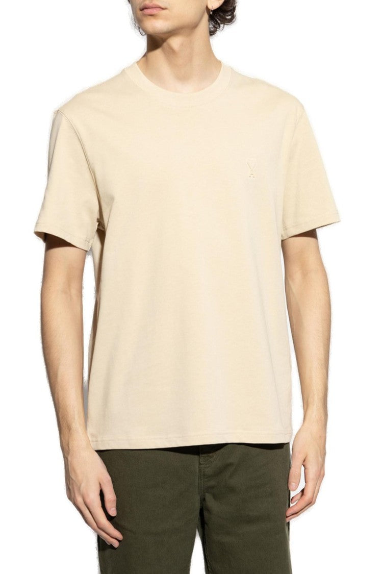 Cropped Short-Sleeved T-Shirt With Minimalistic Design