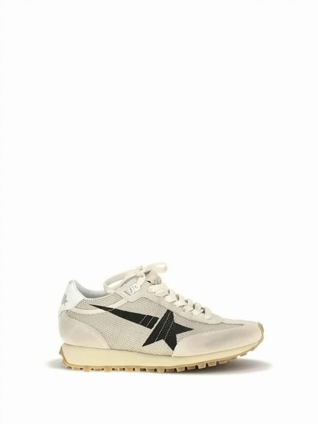 Suede And Mesh Low-Profile Sneakers