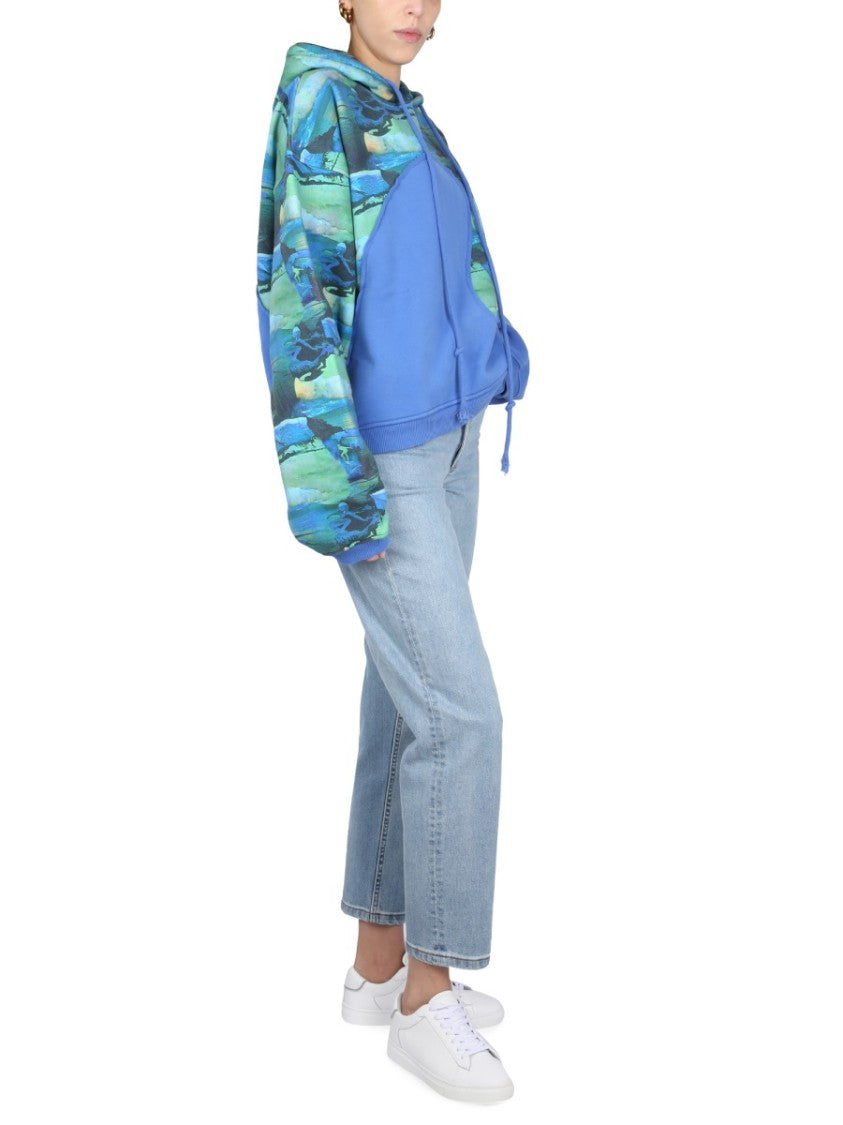 Relaxed-Fit Hoodie With Front Print