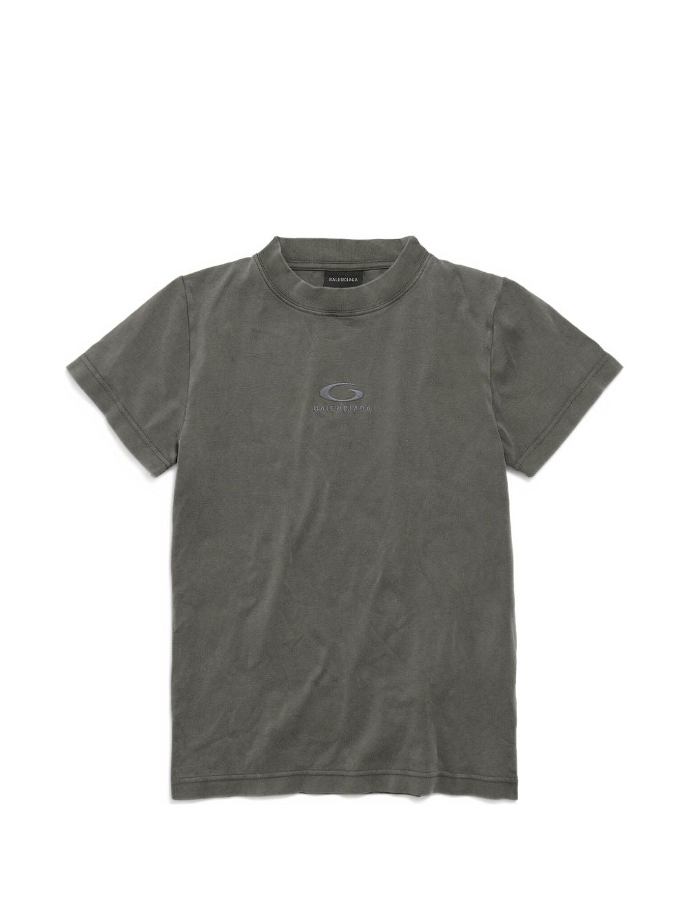 Washed Grey Cotton T-Shirt
