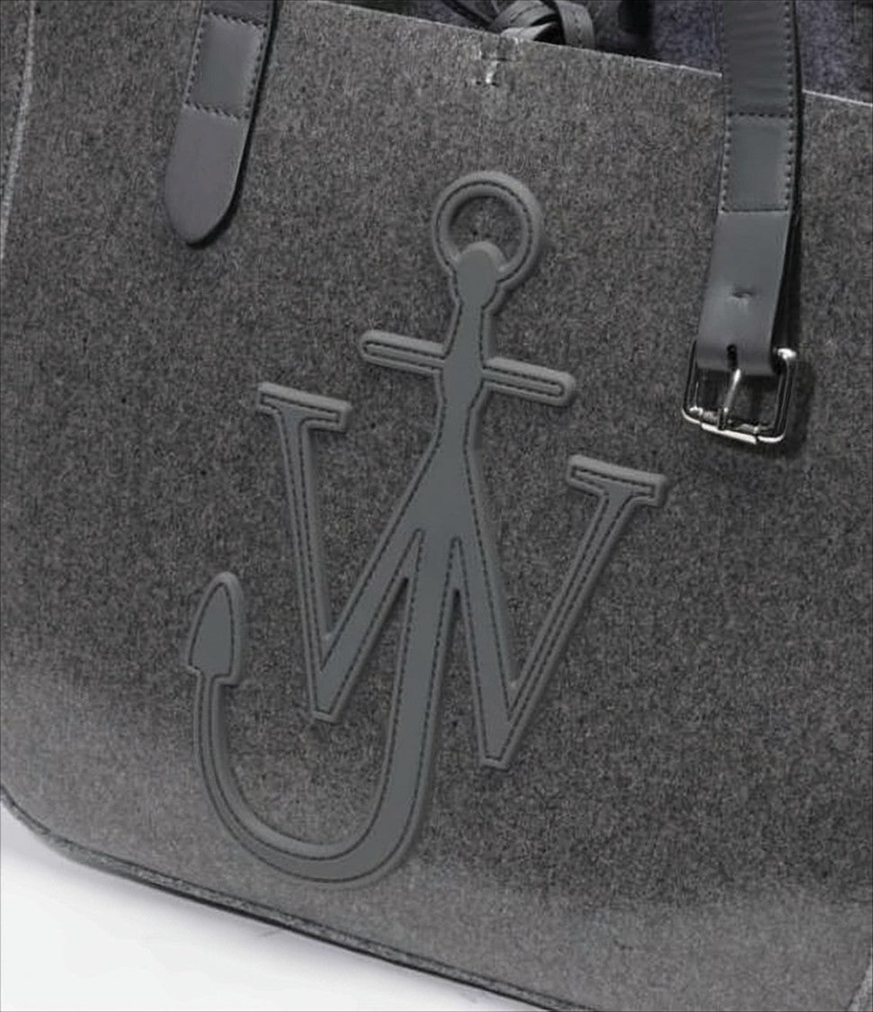 Structured Tote Bag With Embossed Anchor Logo