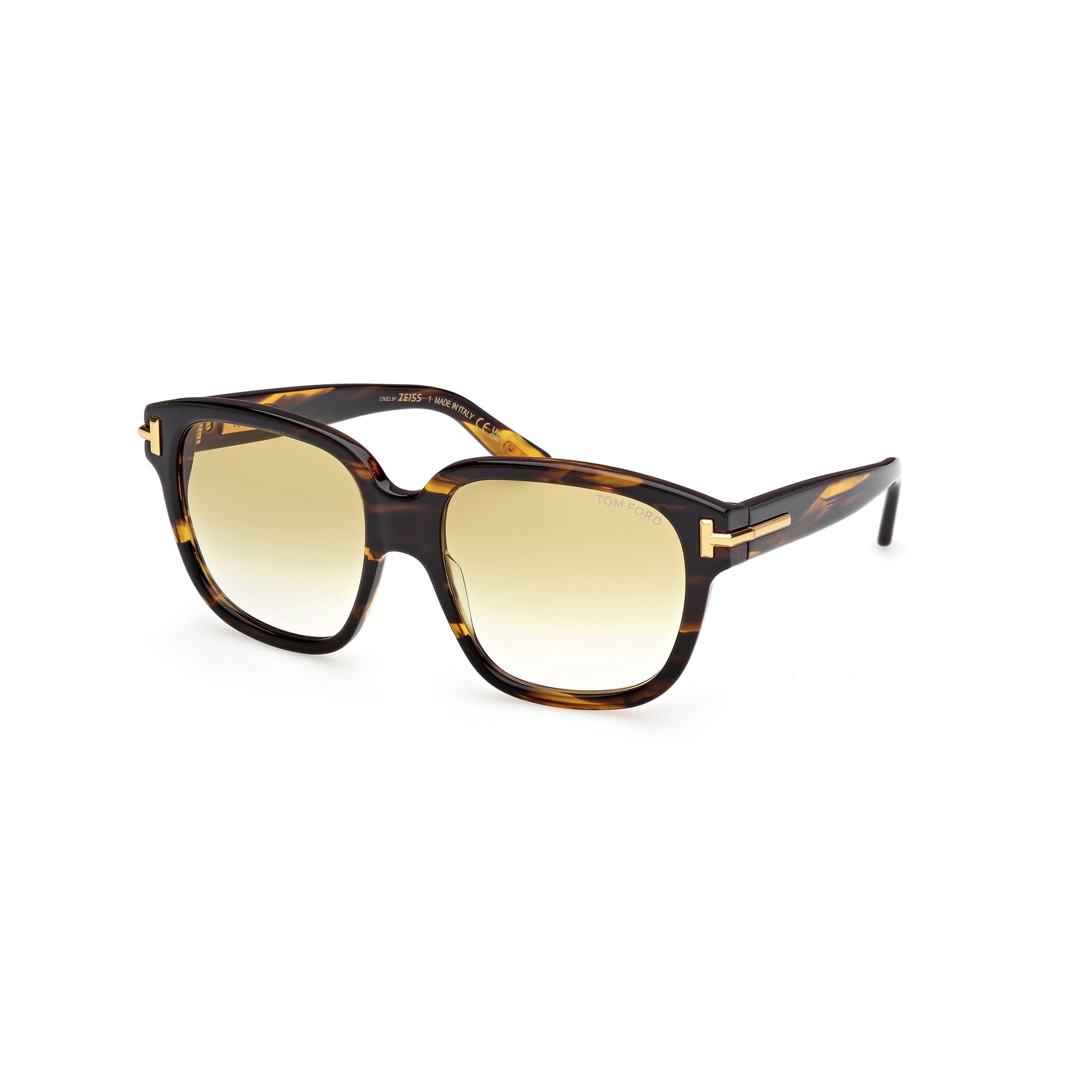 Ft1236 Tortoiseshell Square Frame Sunglasses