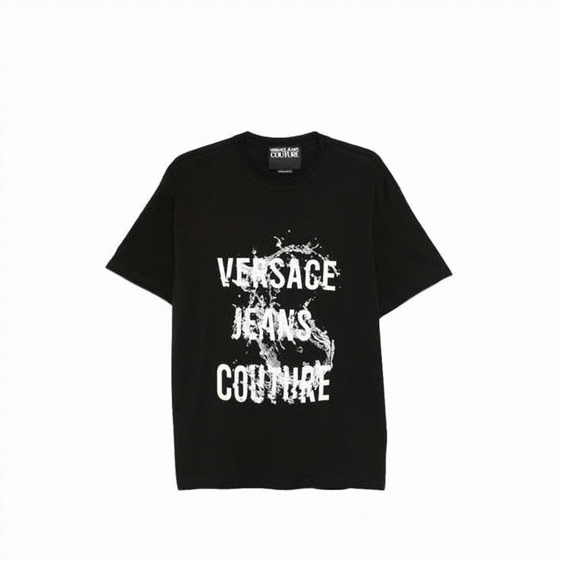 Graphic Print Black Short-Sleeve T-Shirt