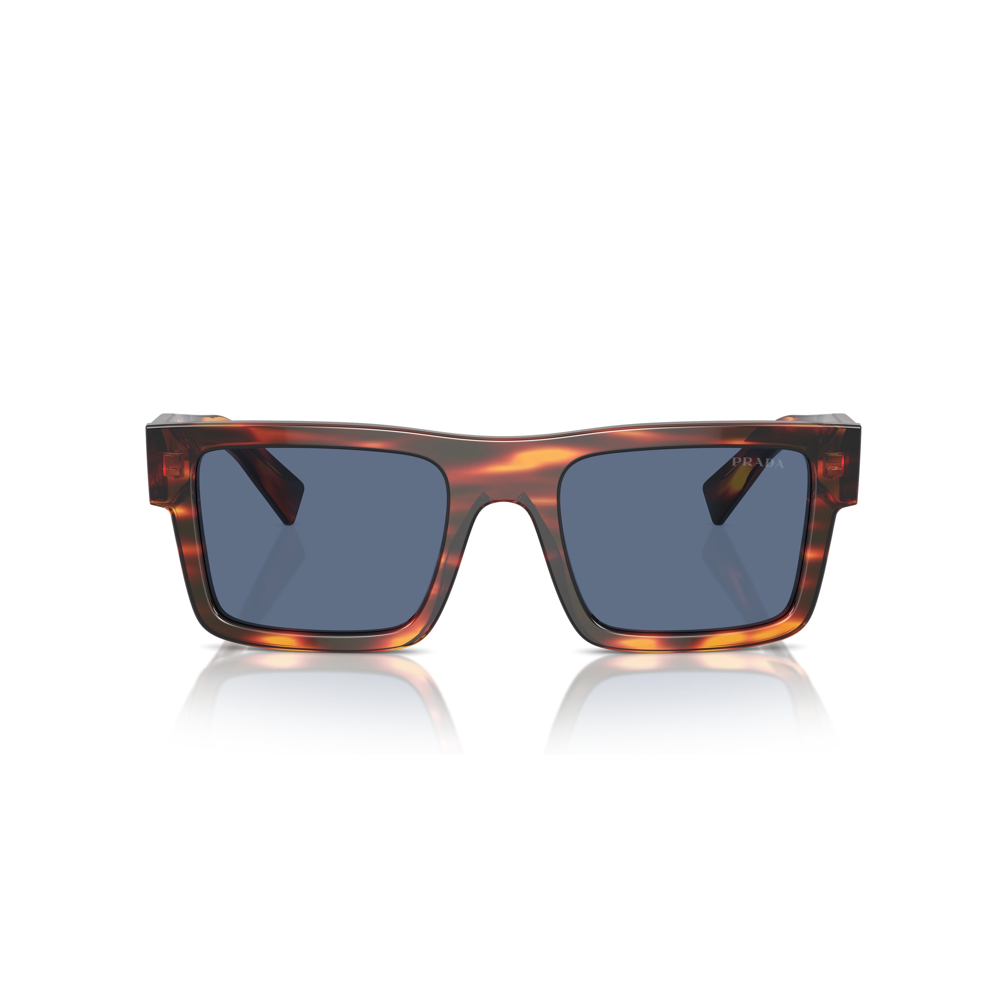 0pr 19ws Rectangular Tortoiseshell Acetate Sunglasses