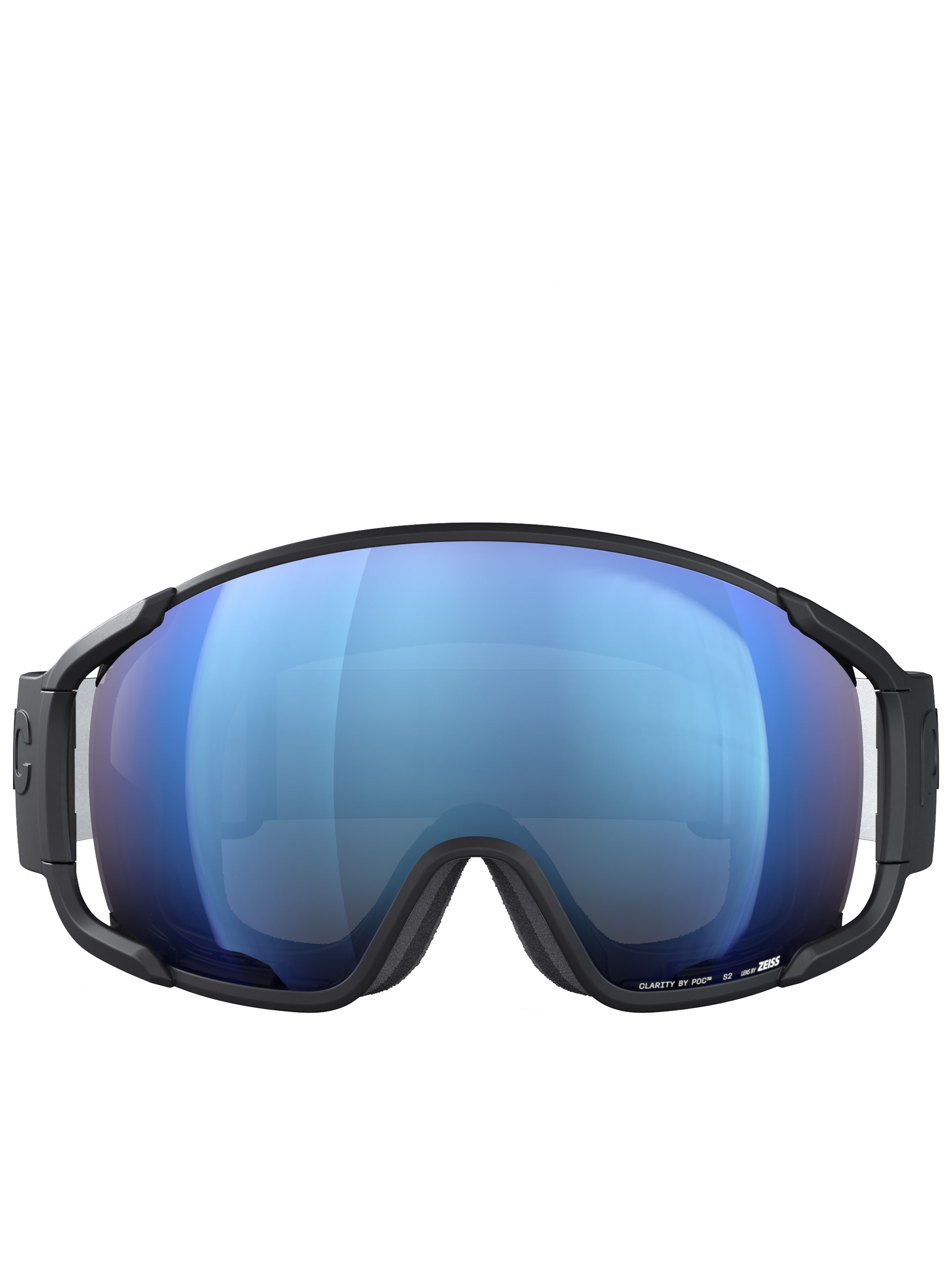 Black Zonula Wraparound Reflective Ski Goggle