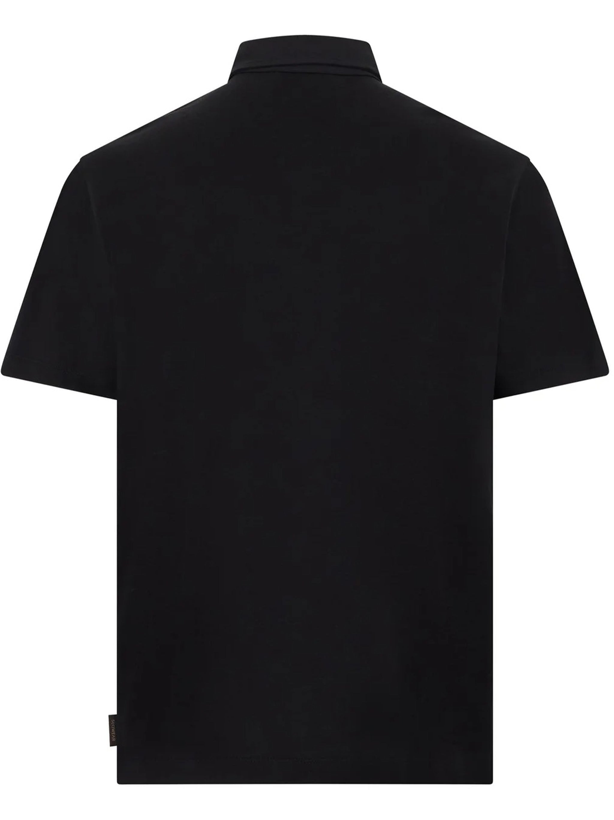 Black Classic Pima Cotton Polo Shirt