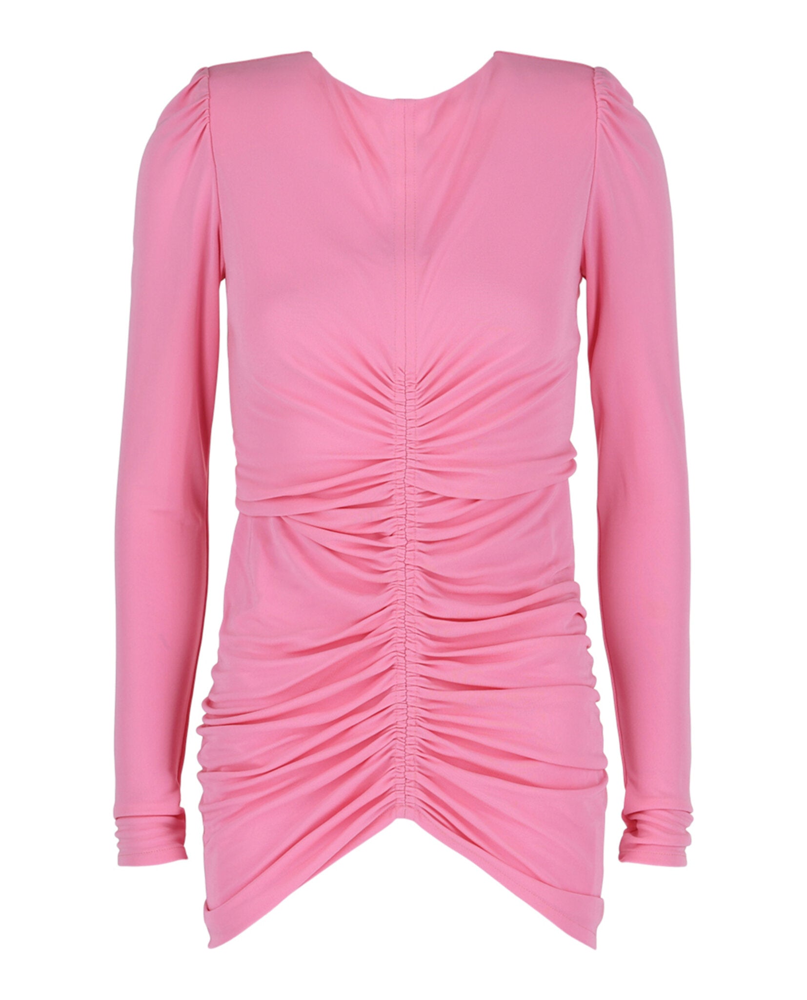 Ruched Long-Sleeve Top