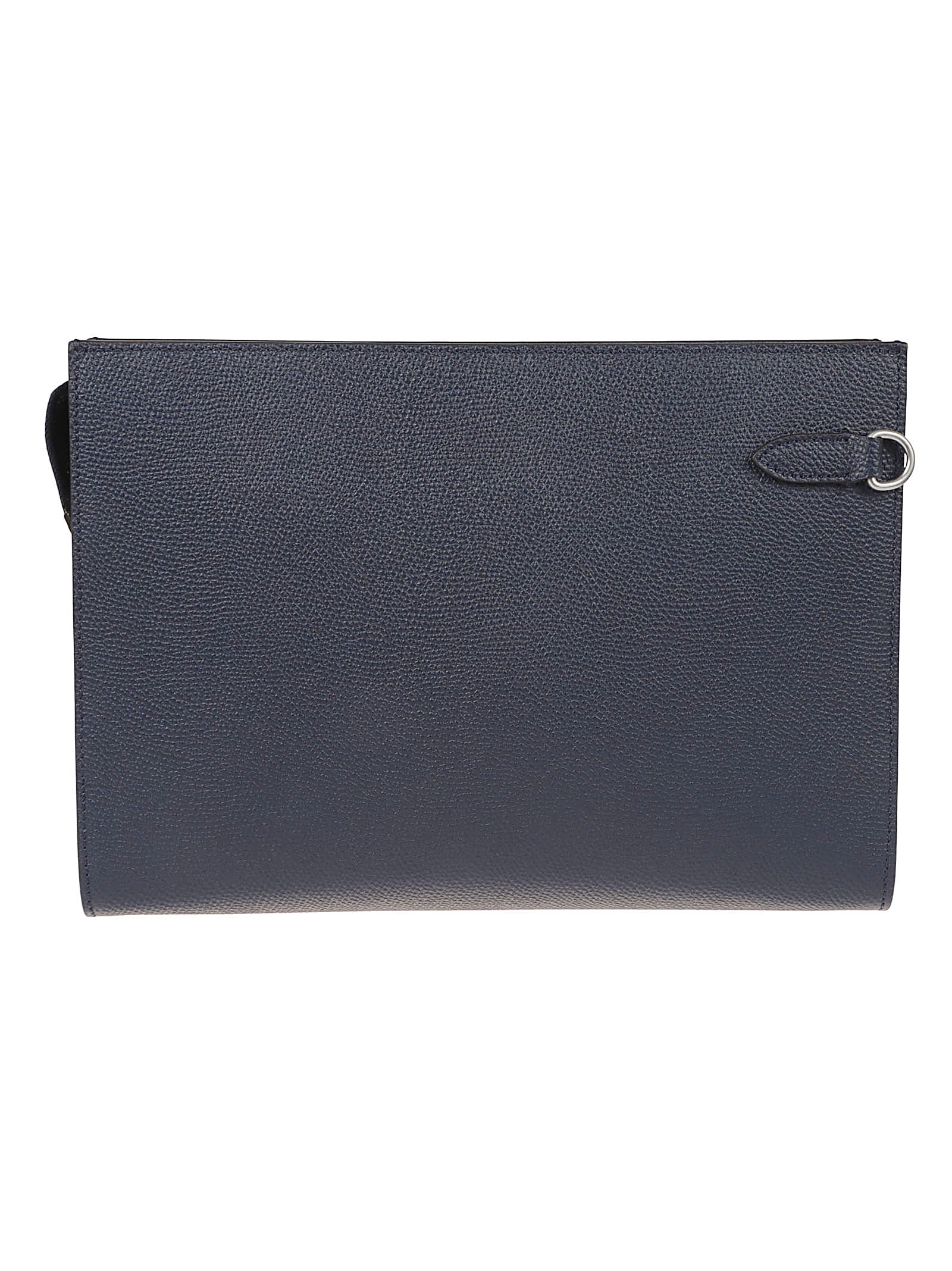 Textured Calf Leather Pouch