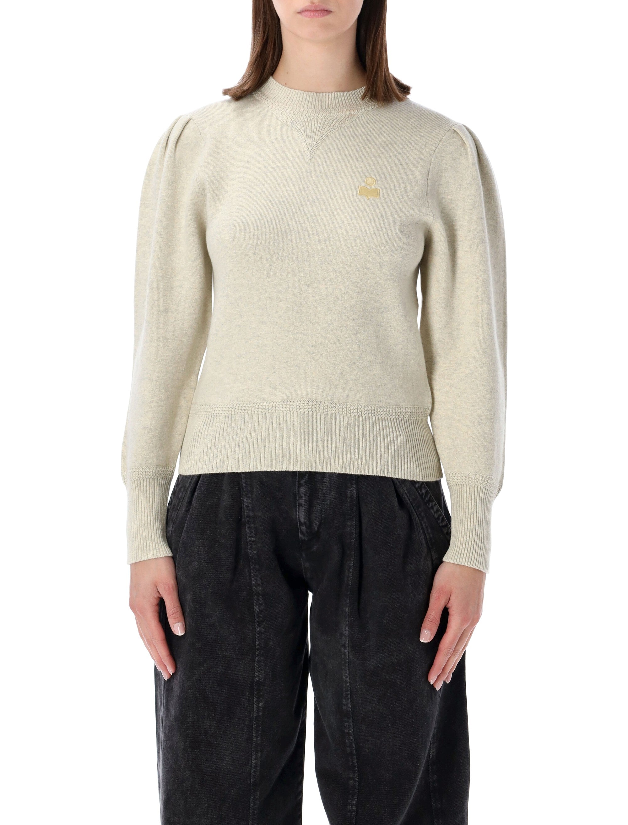 Kelaya Wool-Blend Puff-Sleeve Sweater