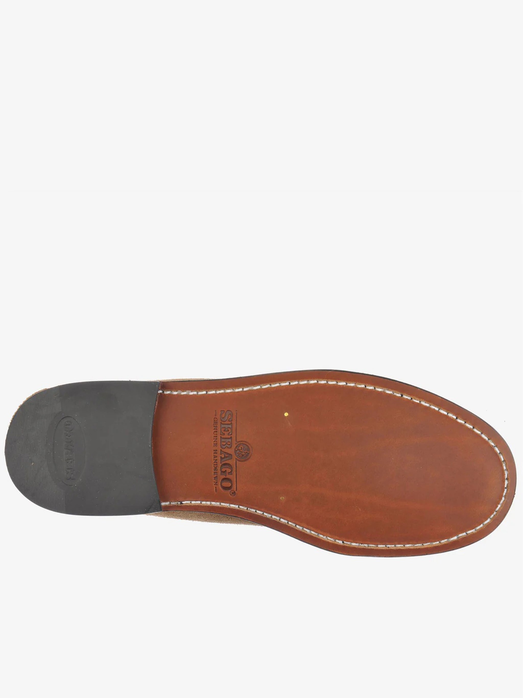 Brown Classic Dan Flesh Out Suede Loafers