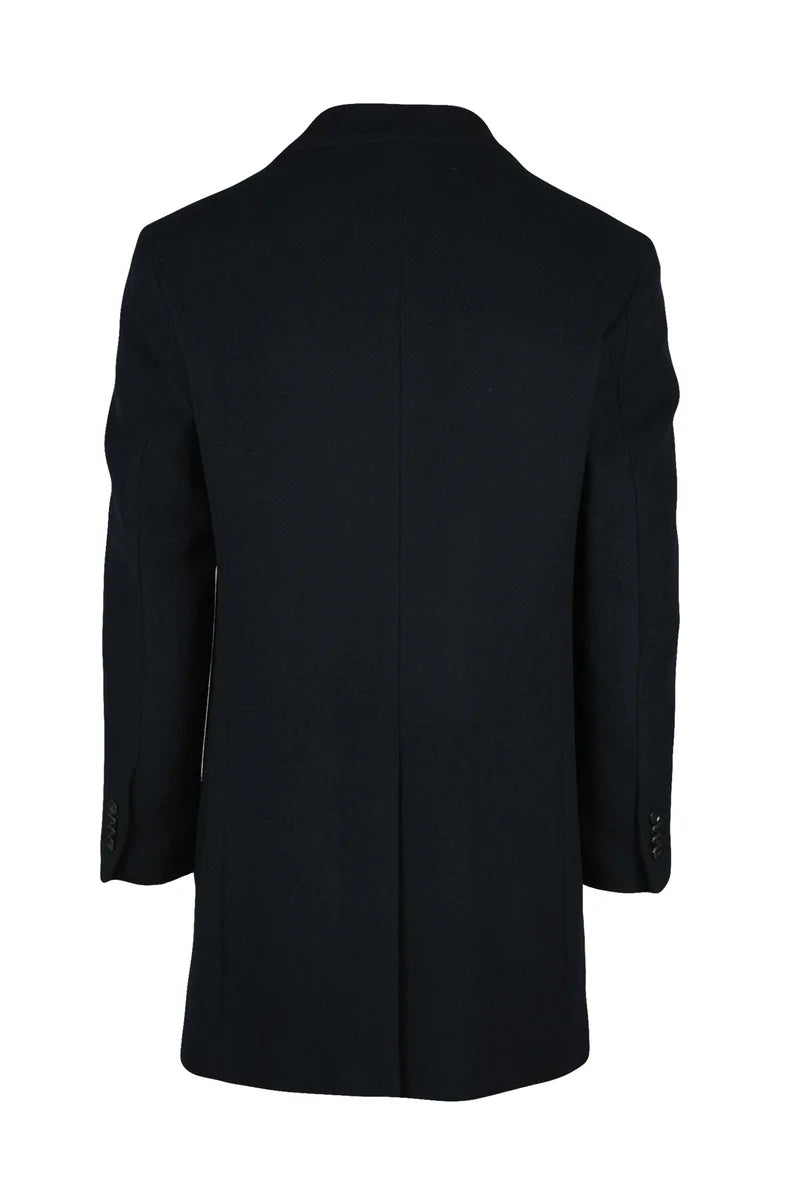 Coat Wool Polyester - Blue