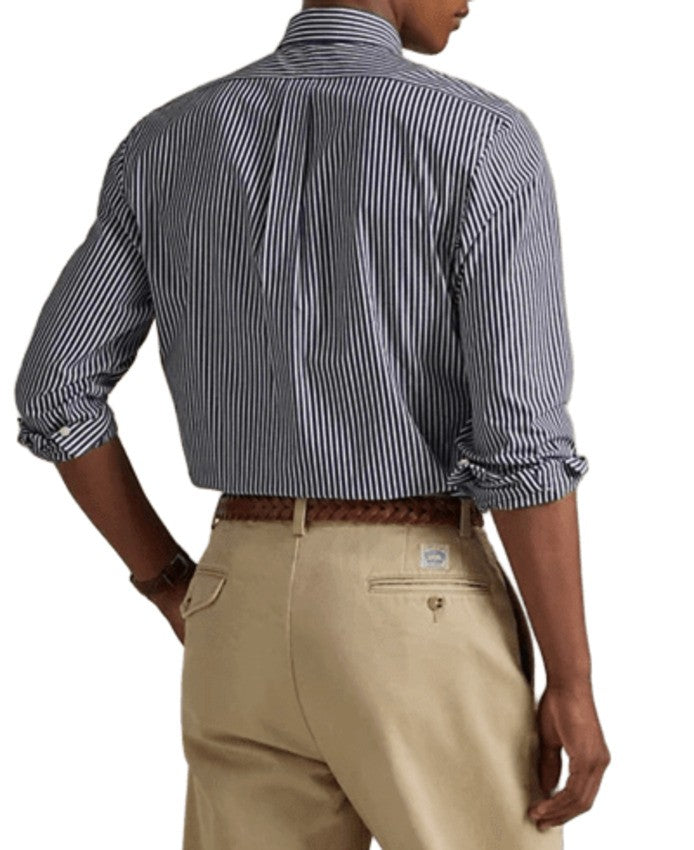 Poplin Stripe Casual Shirt