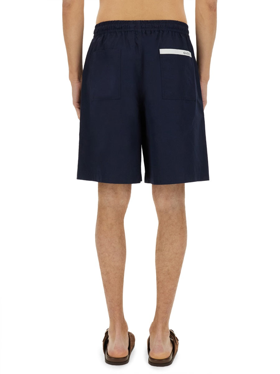 Tailored Poplin Shorts with Minimalist Design