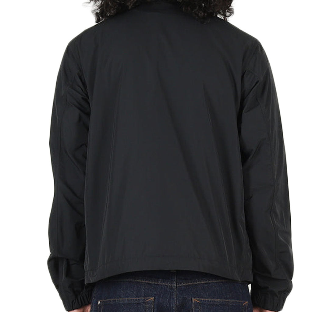 Matte Finish Black Casual Jacket