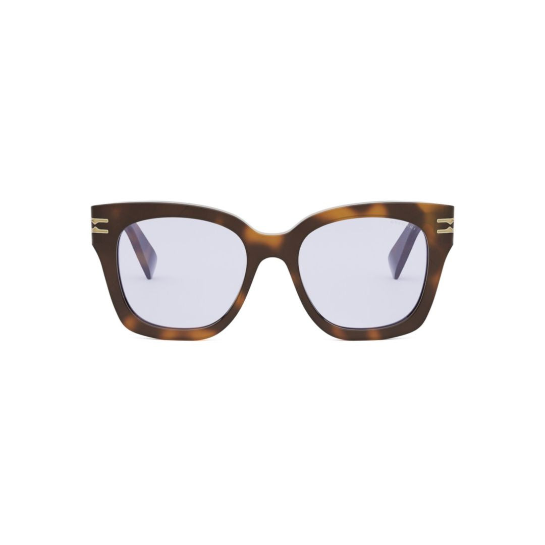 Bv50008i Oversized Tortoiseshell Square Frame Sunglasses