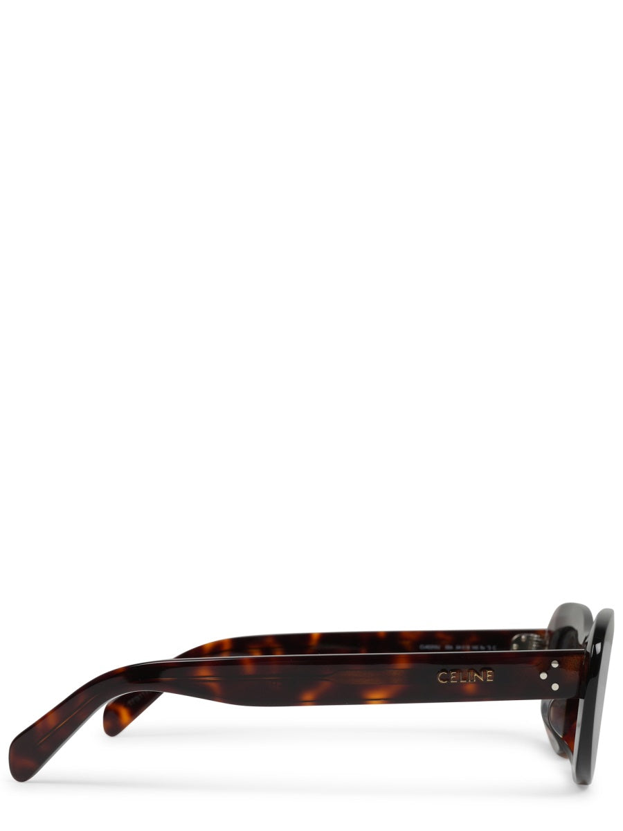 Tortoiseshell Cat-Eye Sunglasses With Bold Retro Frame
