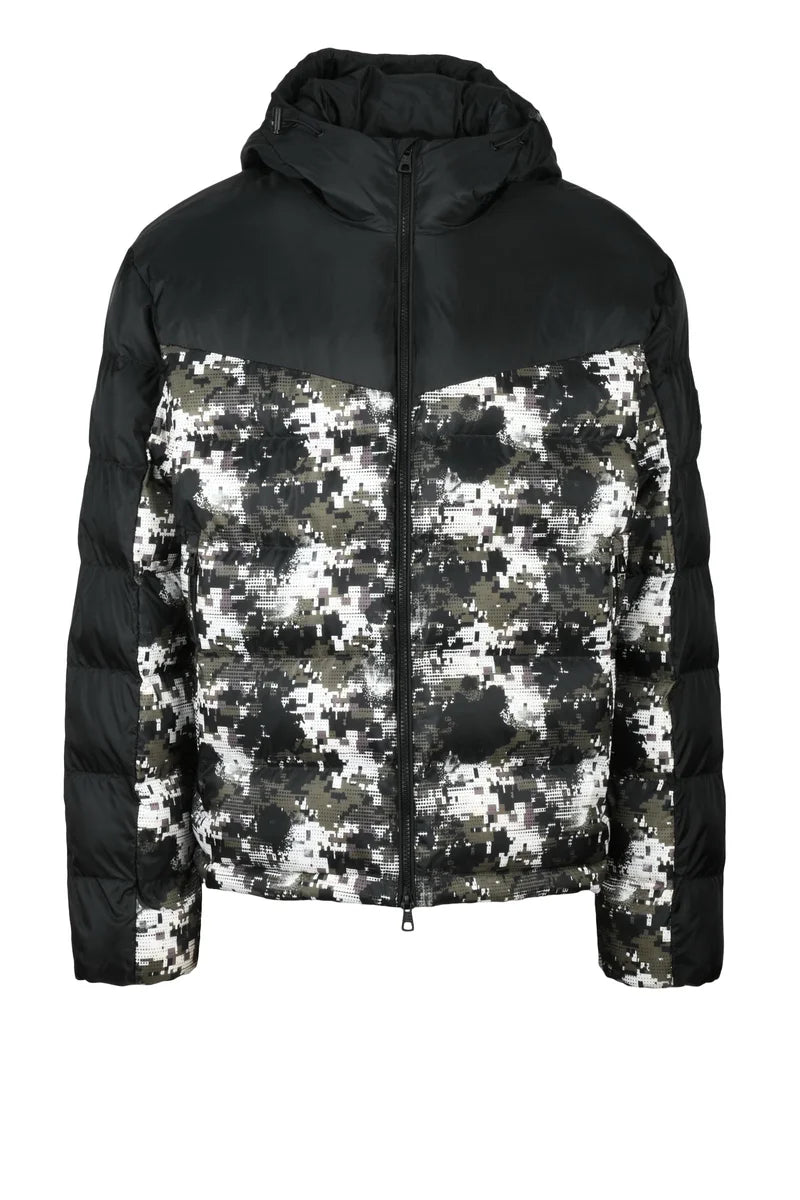 Zip Down Jacket - Black