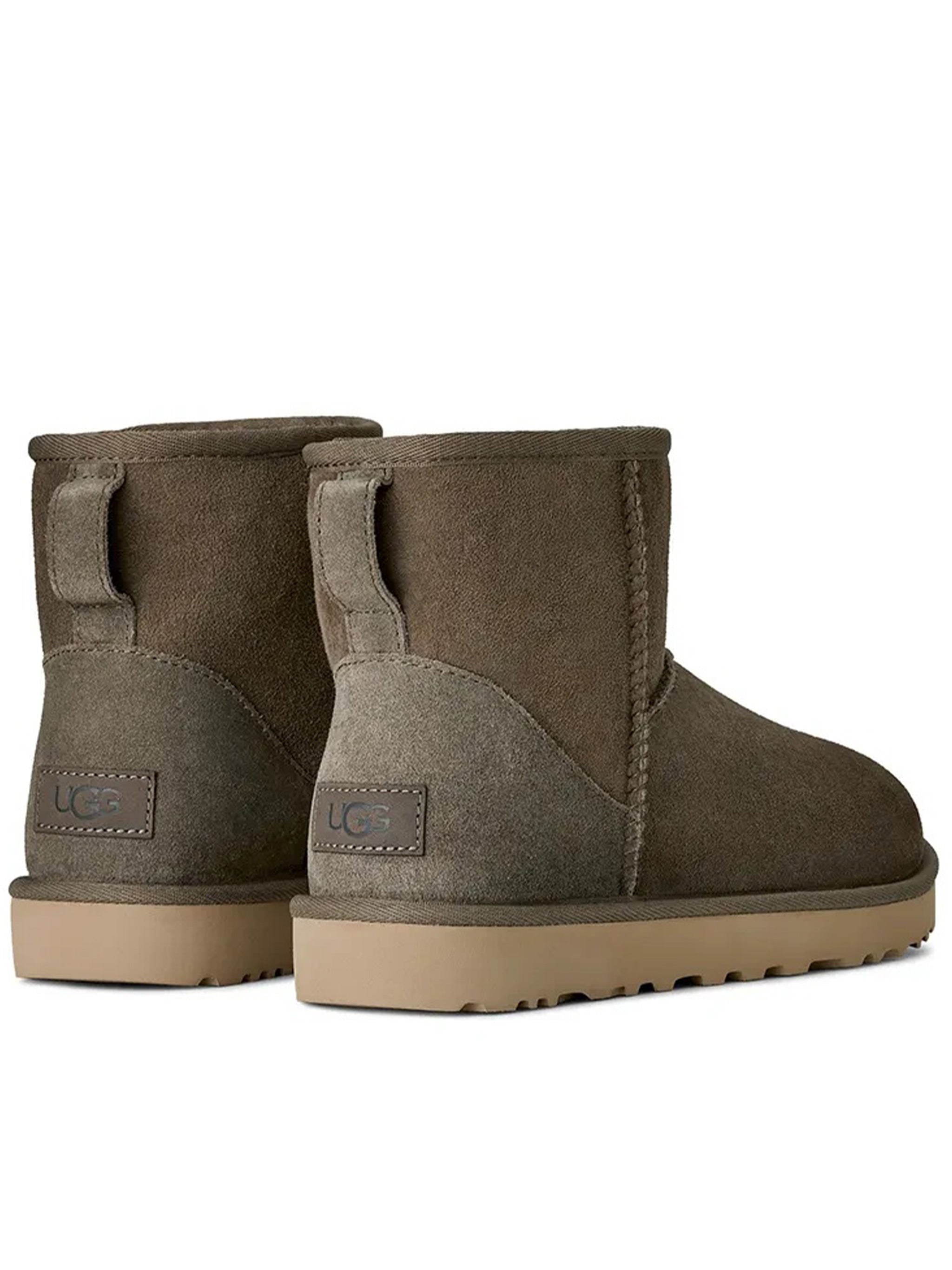 Brown Classic Mini Ii Suede Ballerinas