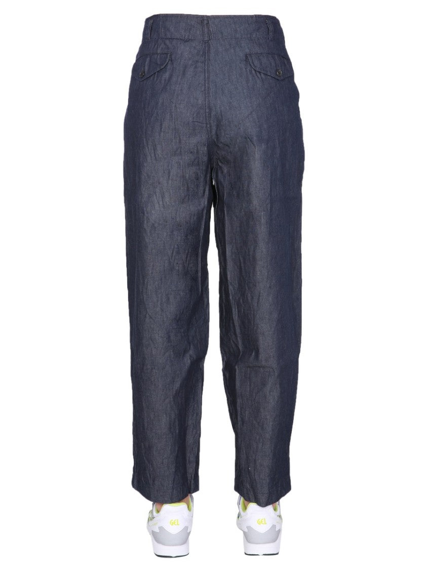 Relaxed Silhouette Straight Fit Trousers