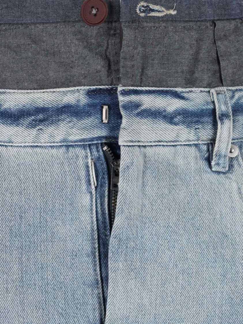 Anonimity Of The Lining' Maxi Denim Skirt – Light Blue