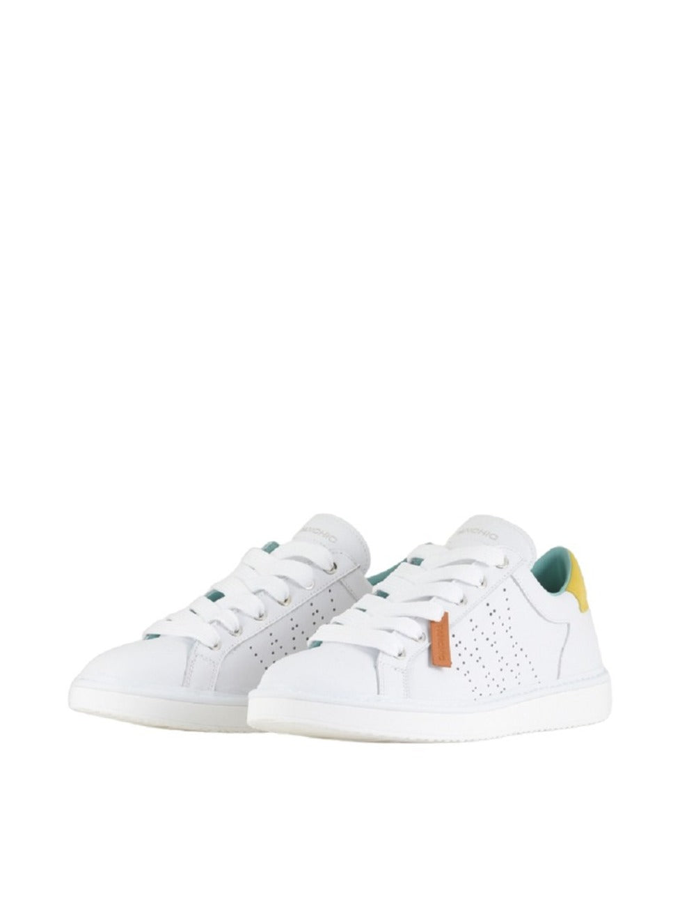 White Lace-Up Shoes