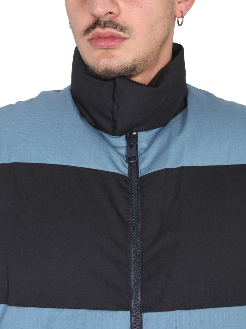 Puffer Jacket With High Collar