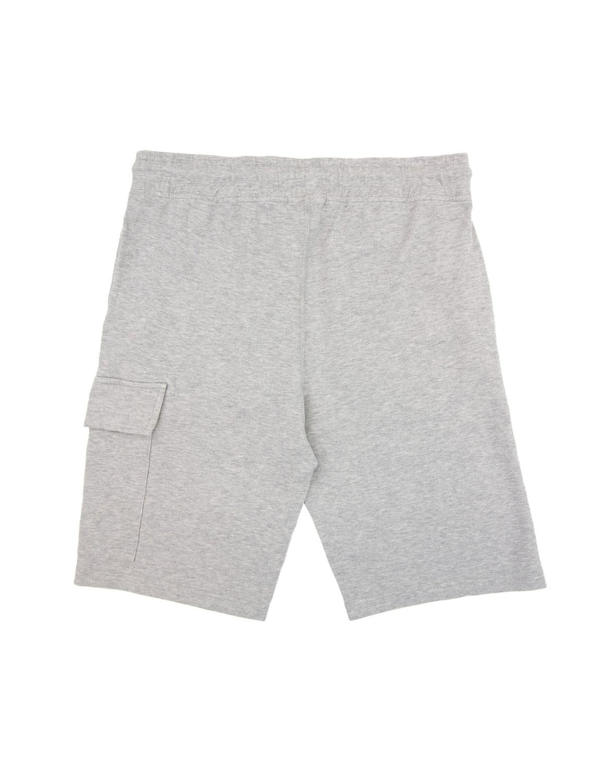Relaxed Fit Cotton Shorts With Drawstring Waistband And Flap Pocket