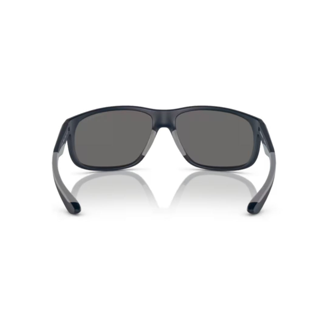 0ea4199u Rectangular Two-Tone Sunglasses with Matte Finish