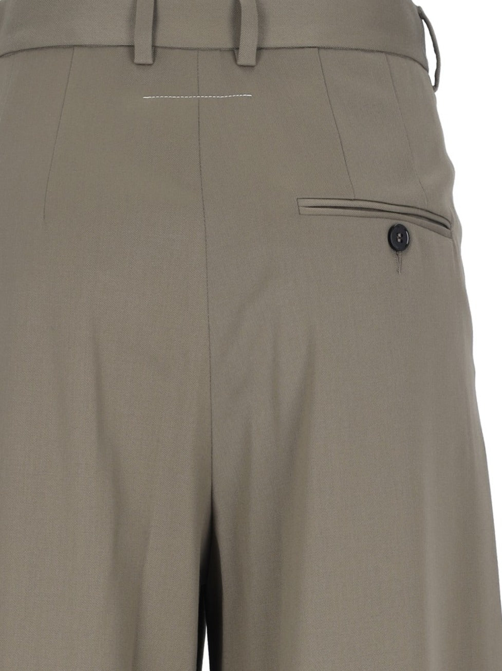 Pleated Palazzo Pants – Green