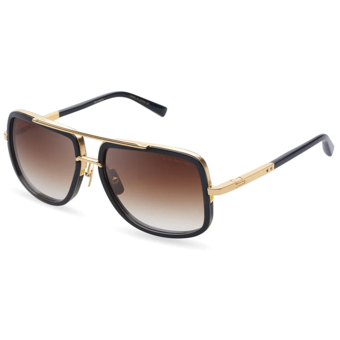 Mach-One Bold Square-Frame Sunglasses with Gradient Lenses