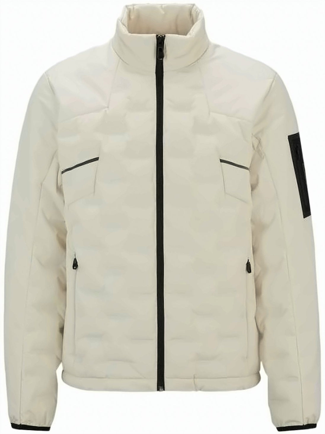 Padded Casual Jacket with High Collar