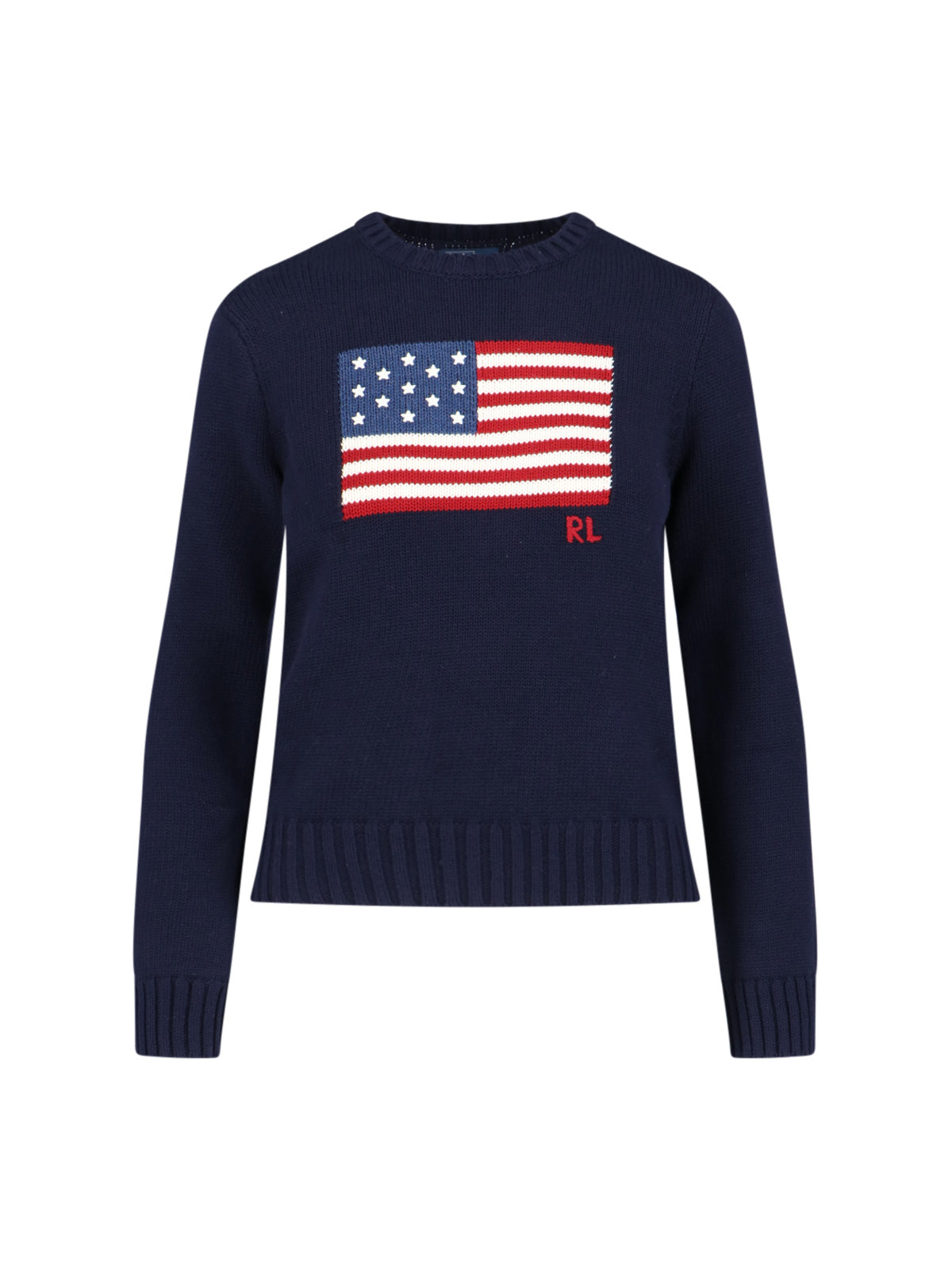 "American Flag" Sweater – Navy