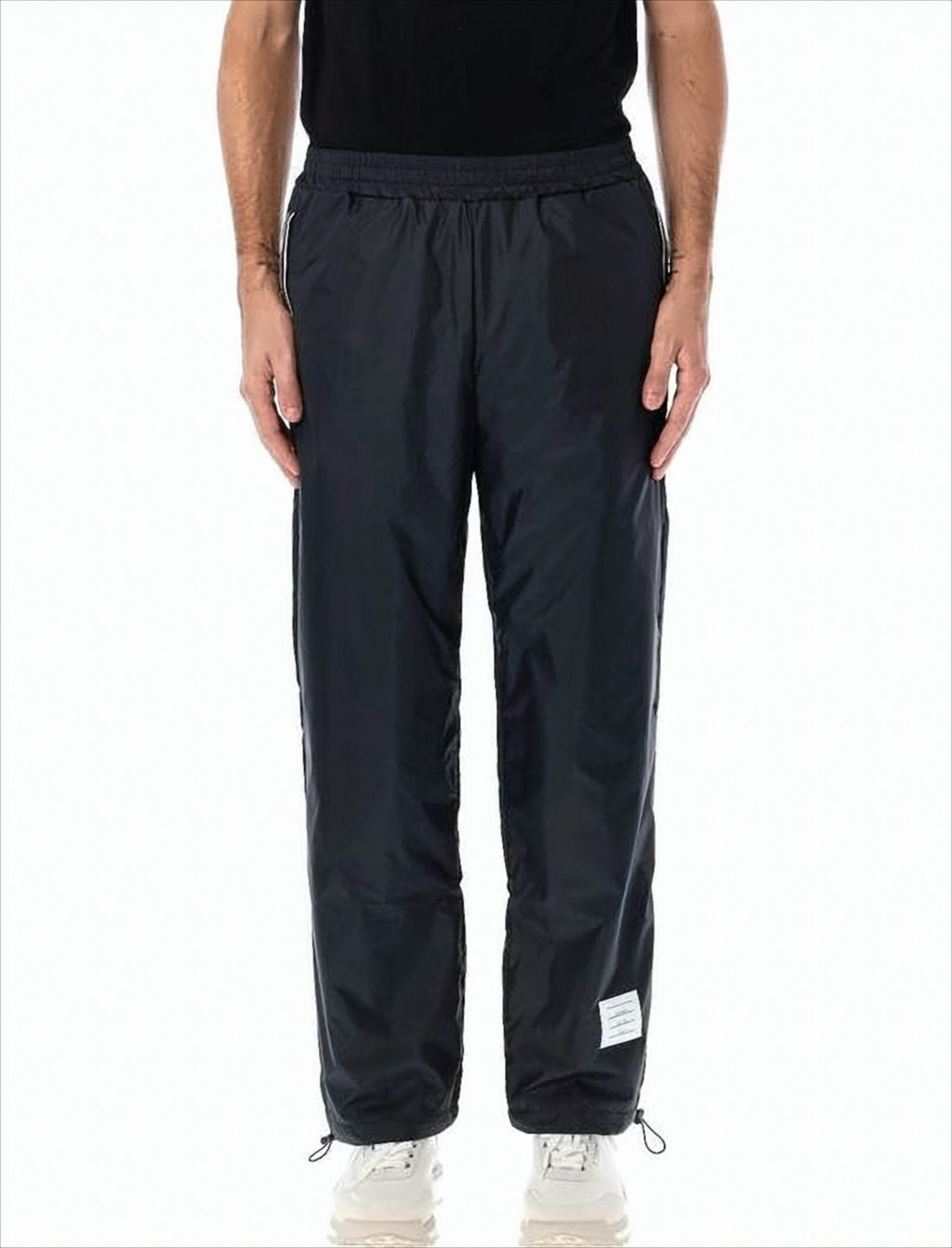 Streamlined Jogger Pants with Elastic Waistband and Side Pockets