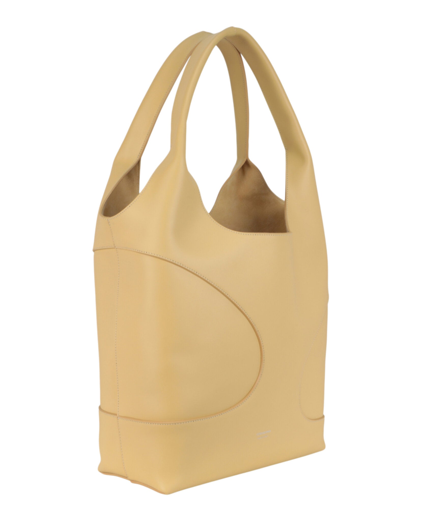 Debossed Cut-Out Hobo Bag