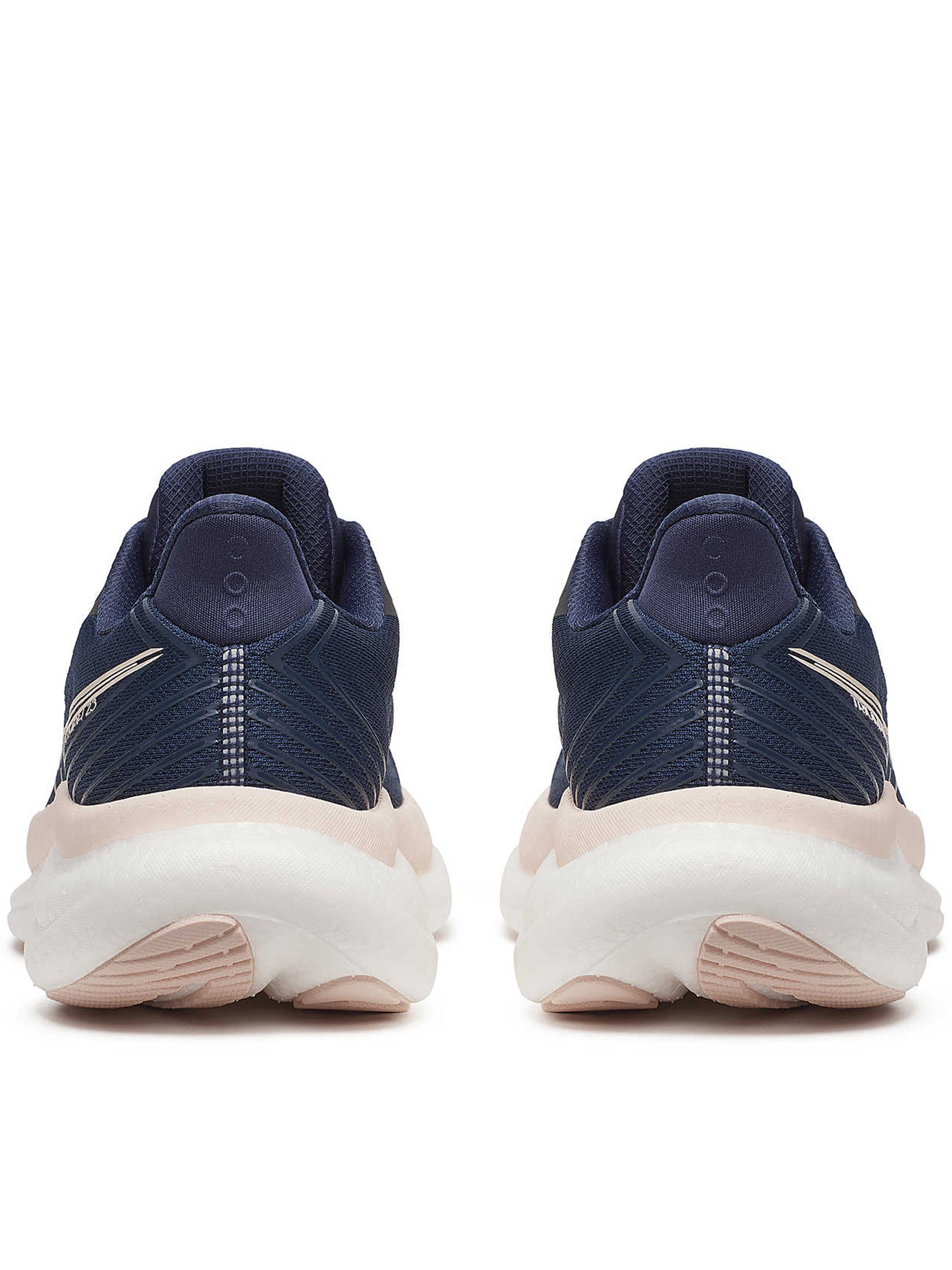 Streamlined Navy Athletic Sneakers with Cushioned Midsole