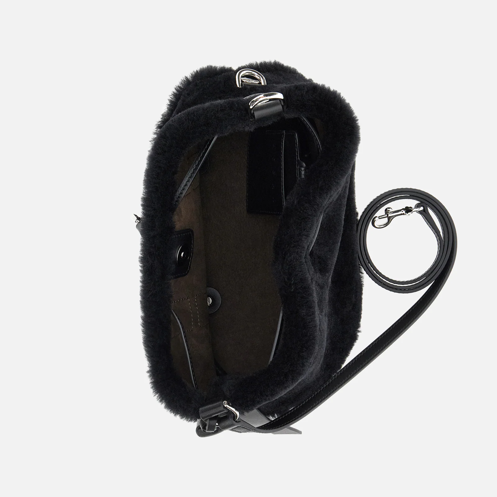 H01R Torebka na ramię Hocket Mini Shearling