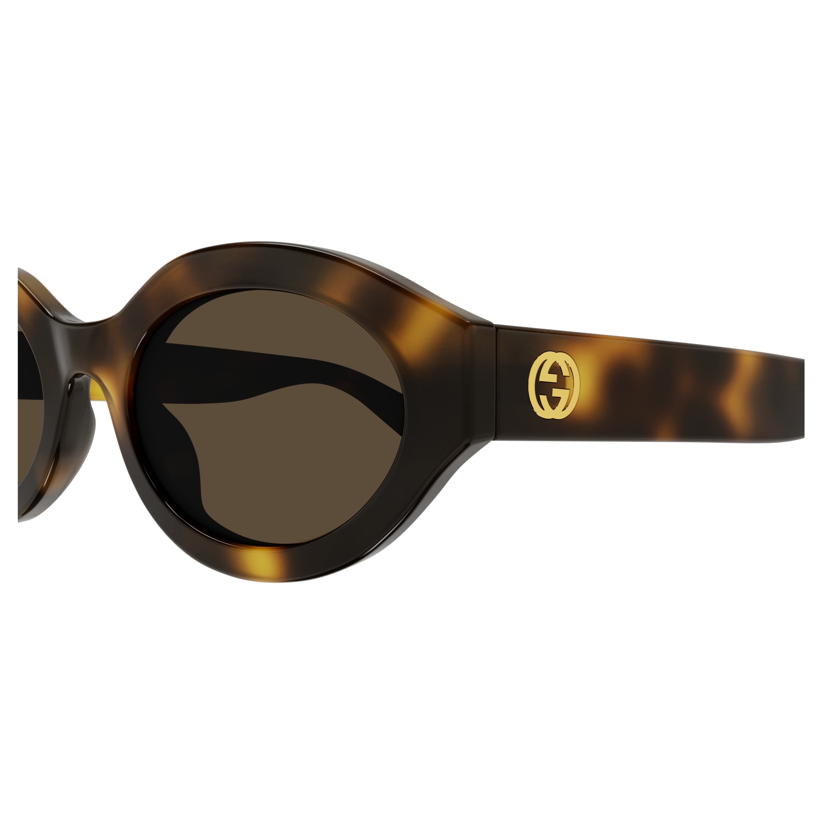 Gg1579s Tortoiseshell Oval Sunglasses