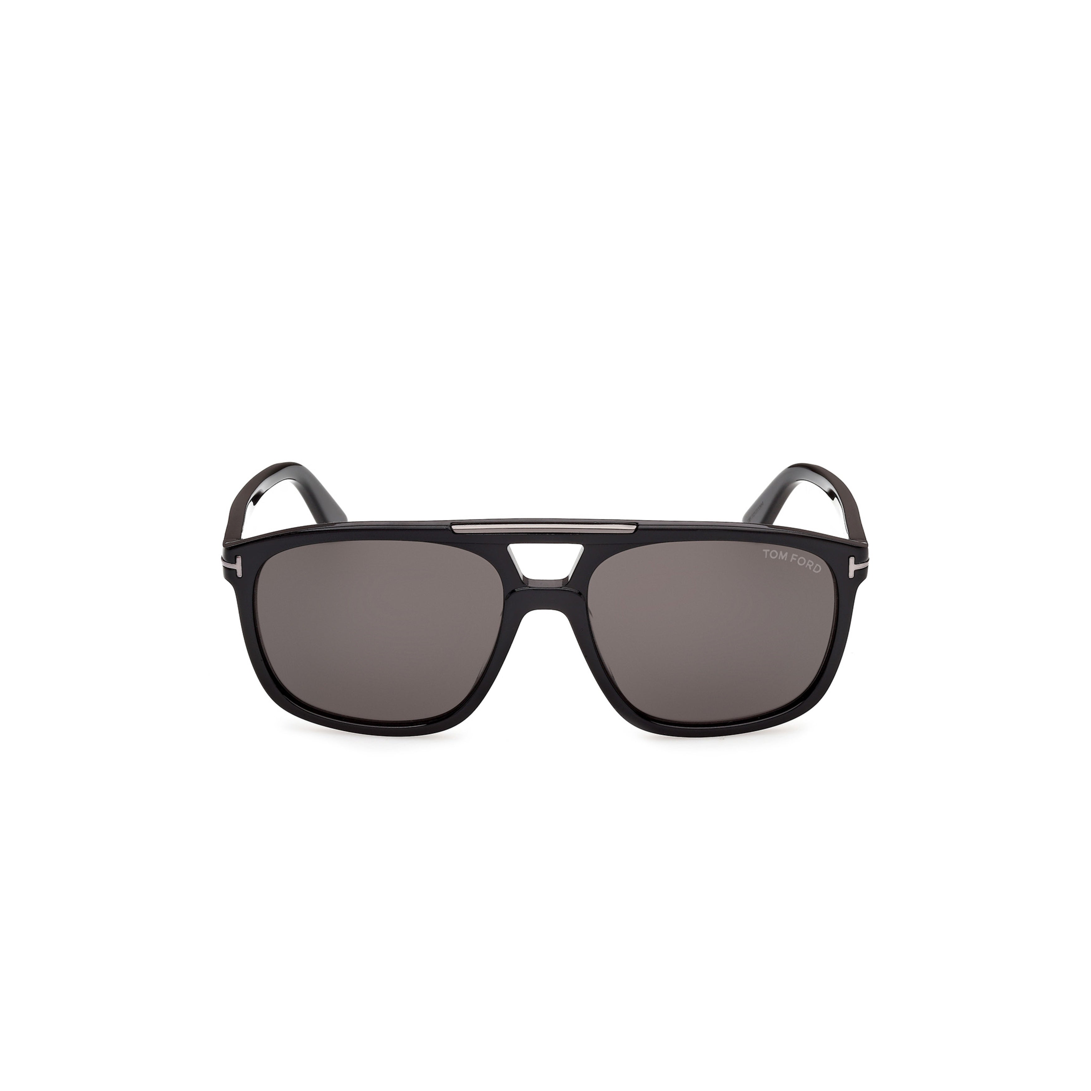 Ft1338-N Rectangular Double Bridge Sunglasses