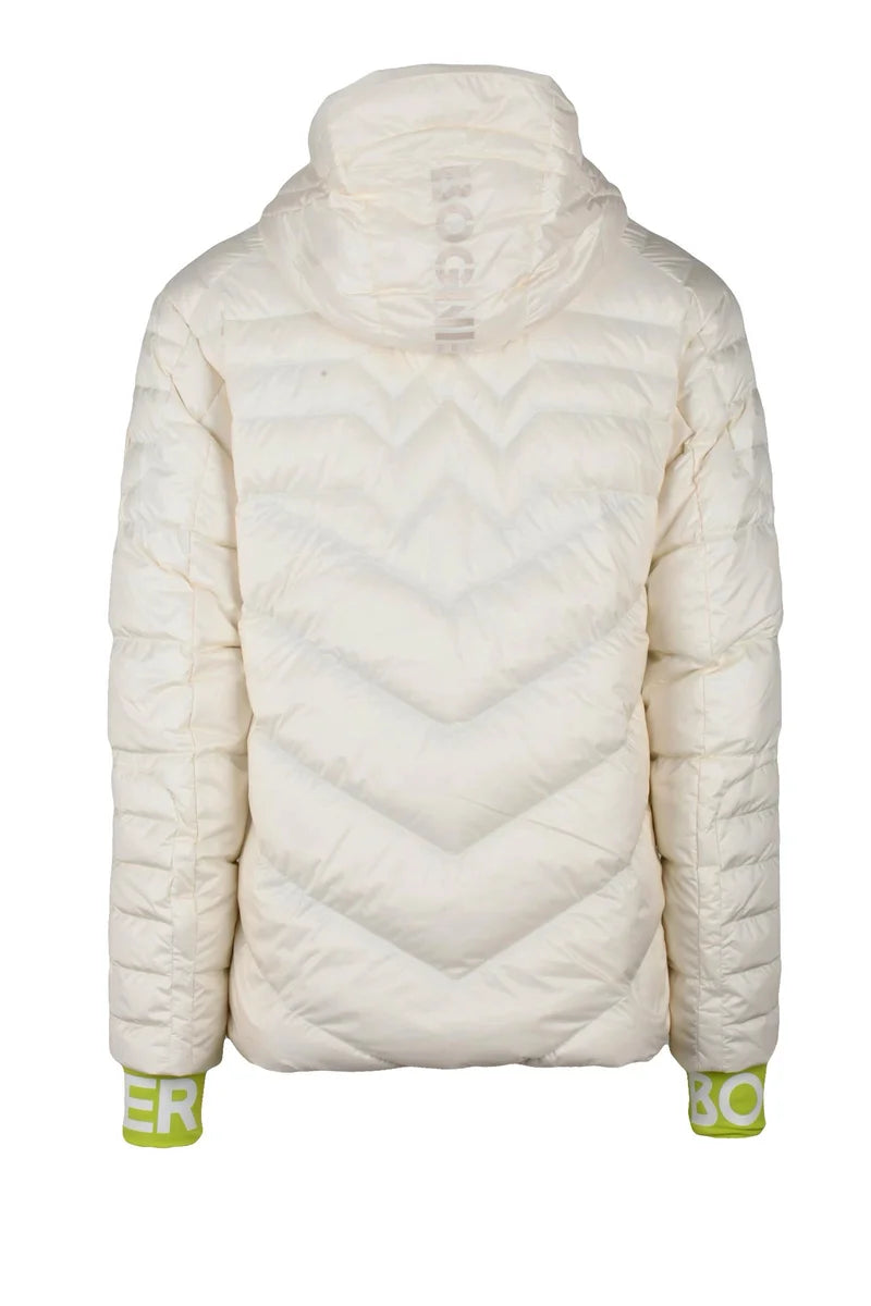 Padded Down Jacket Zip - White