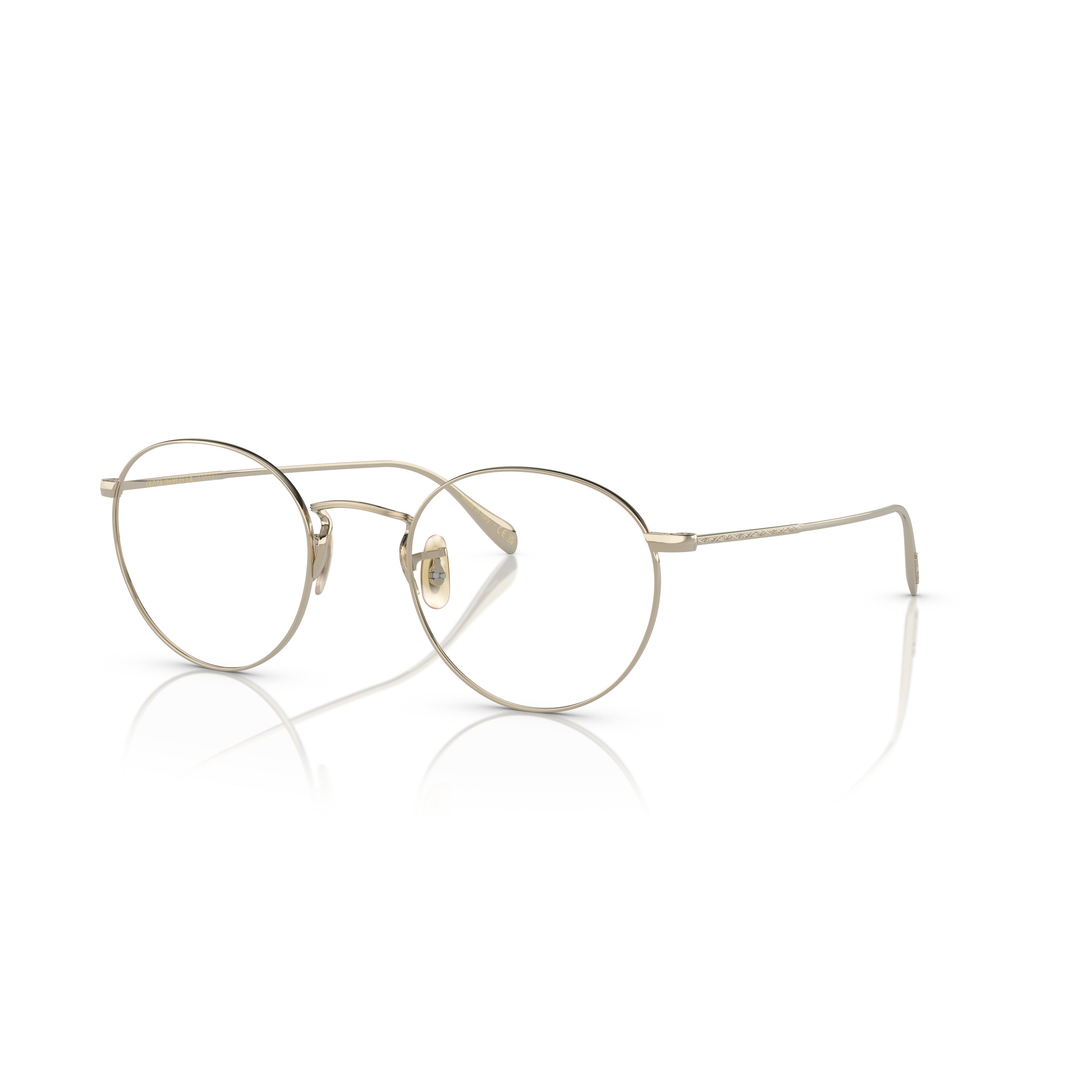0ov1186 Thin Round Metal Frame Eyeglasses with Double Bridge