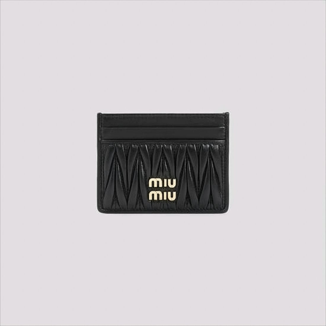 Quilted Nappa Leather Card Wallet