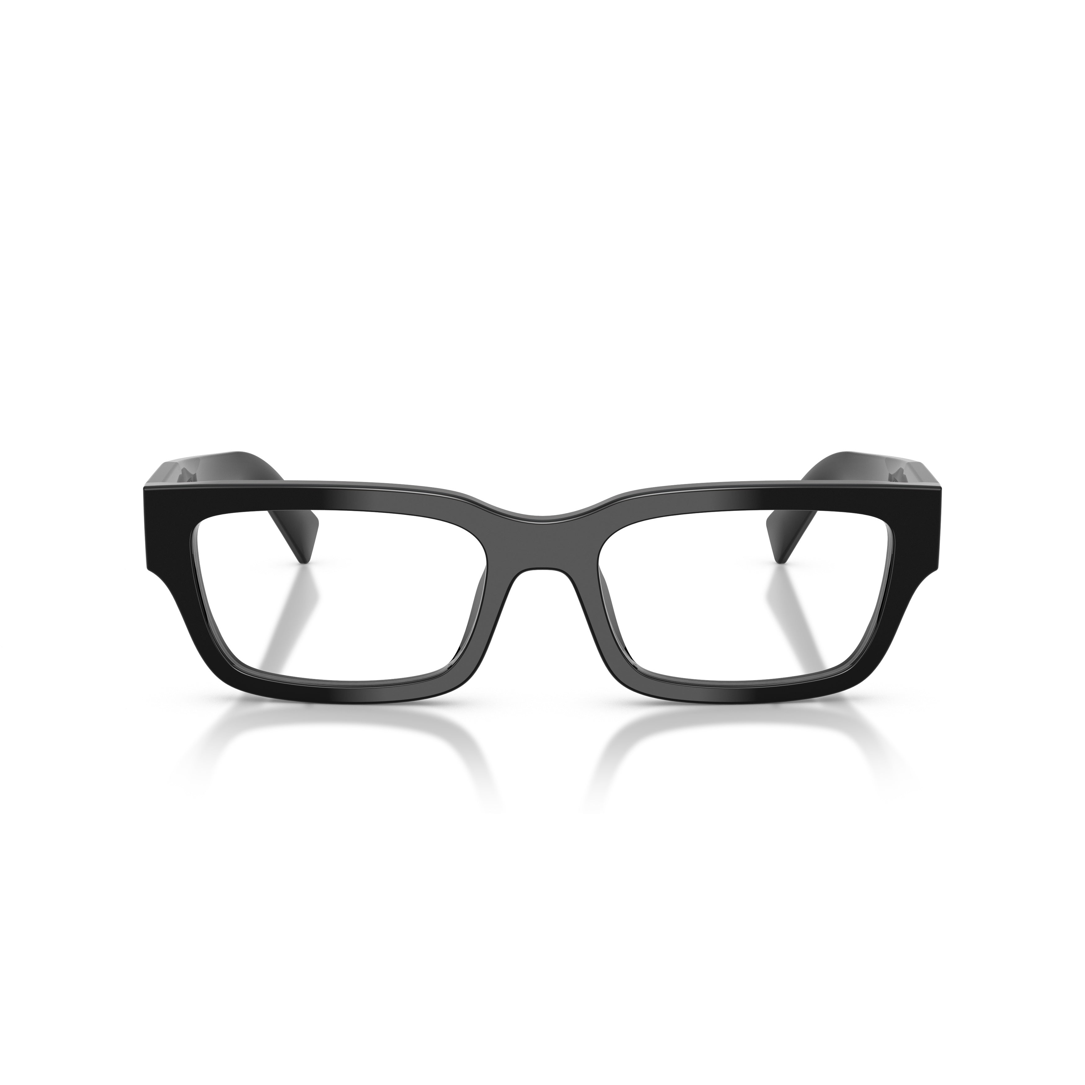 0pr C02v Rectangular Black Acetate Sunglasses