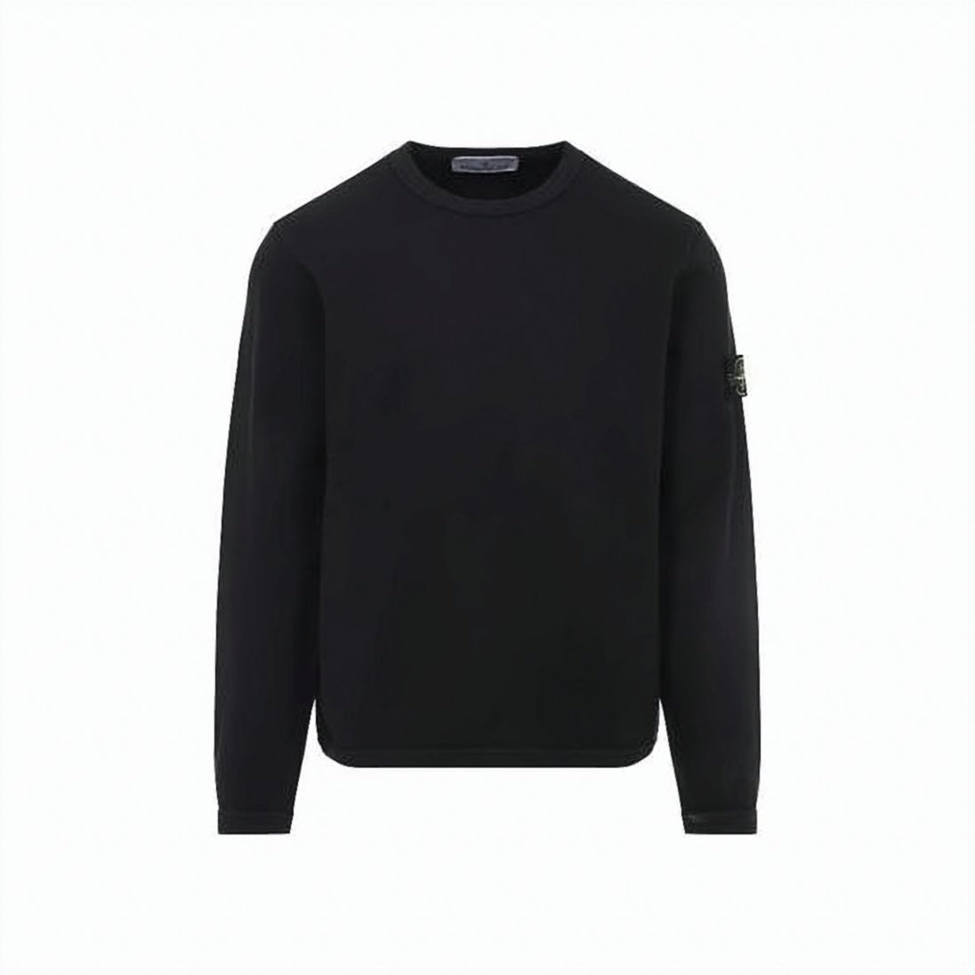 Long-Sleeve Black T-Shirt with Signature Patch