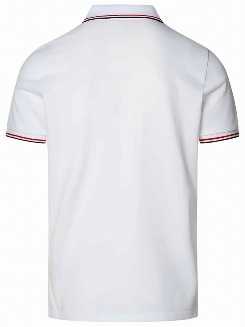 Classic Short-Sleeve Polo Shirt With Striped Detailing