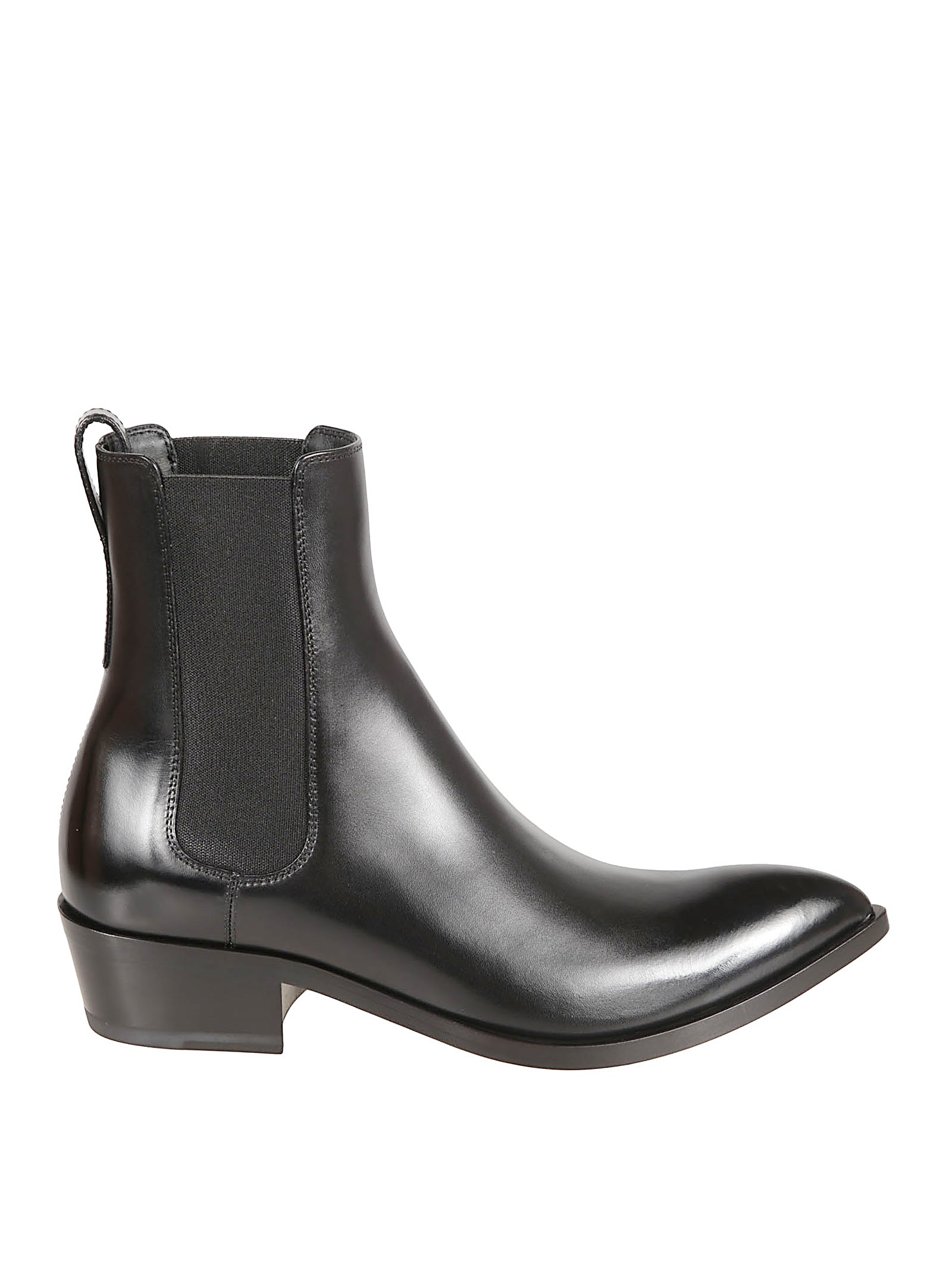 Ankle Chelsea Boots With Side Elastic Panels