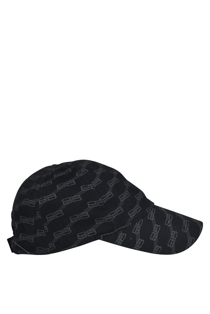 Monogrammed Cotton Cap With Adjustable Velcro Fastening