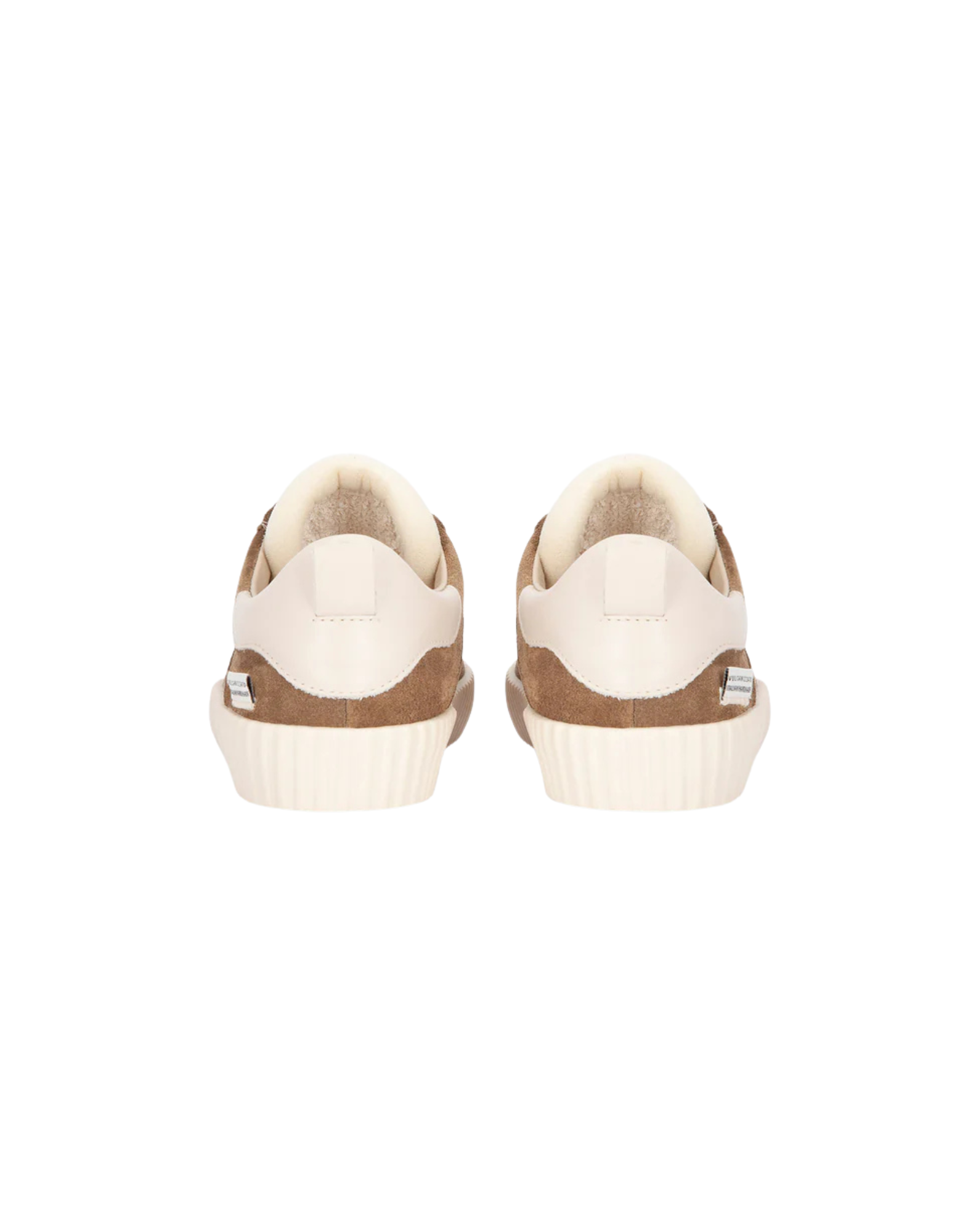Taupe Wavy Suede Sneakers