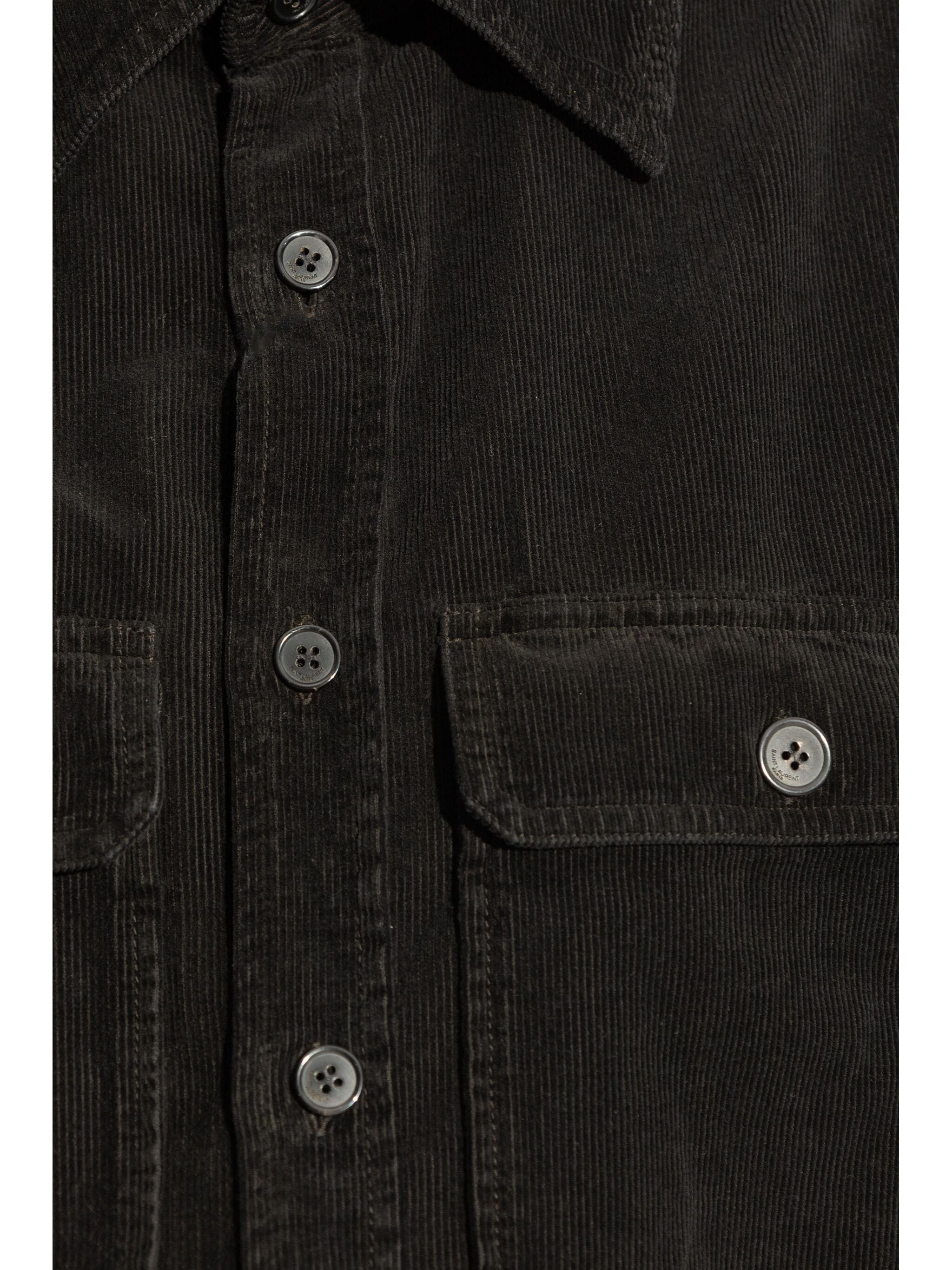 Black Fall Overshirt Corduroy Shirt