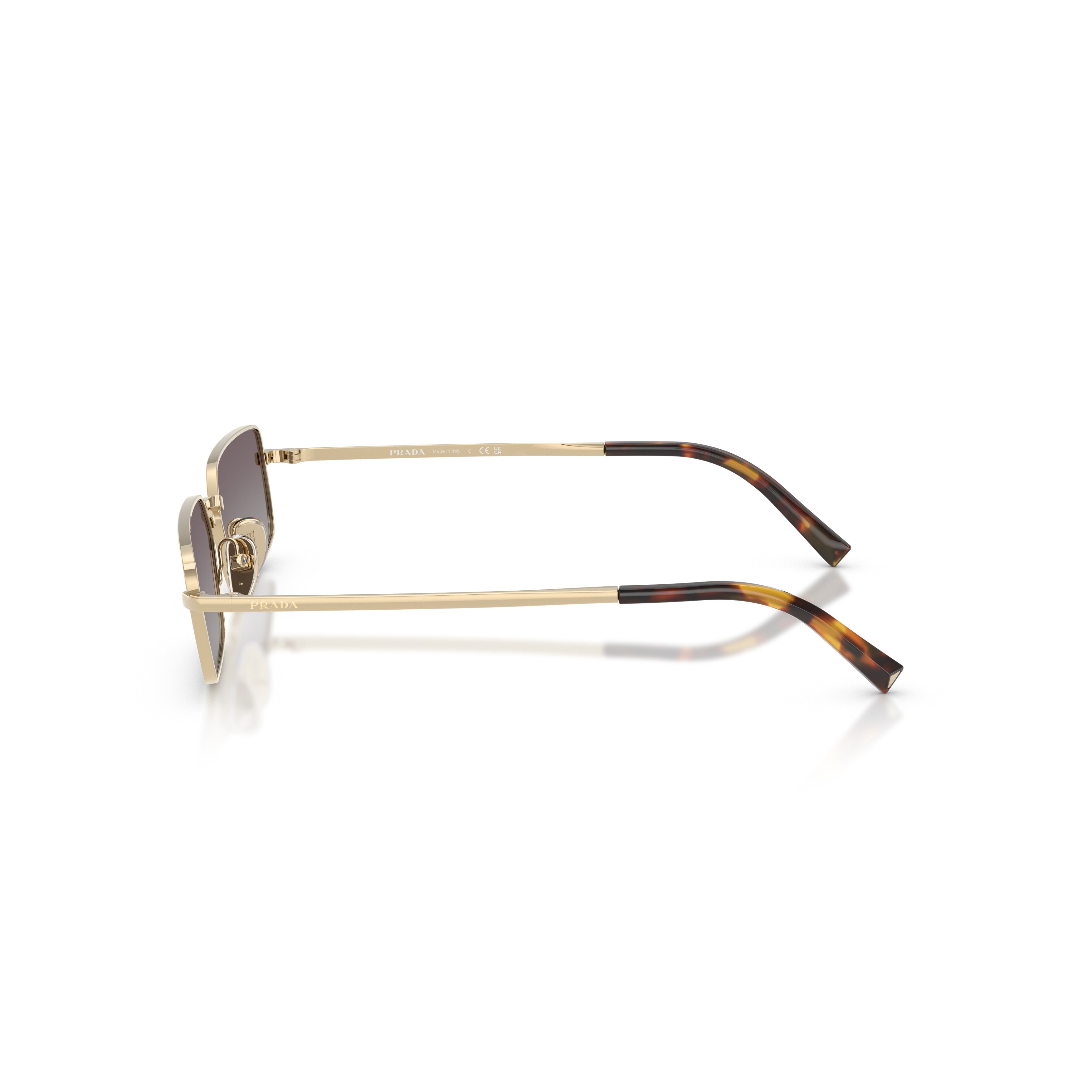 0pr A60s Gradient Grey Rectangular Sunglasses